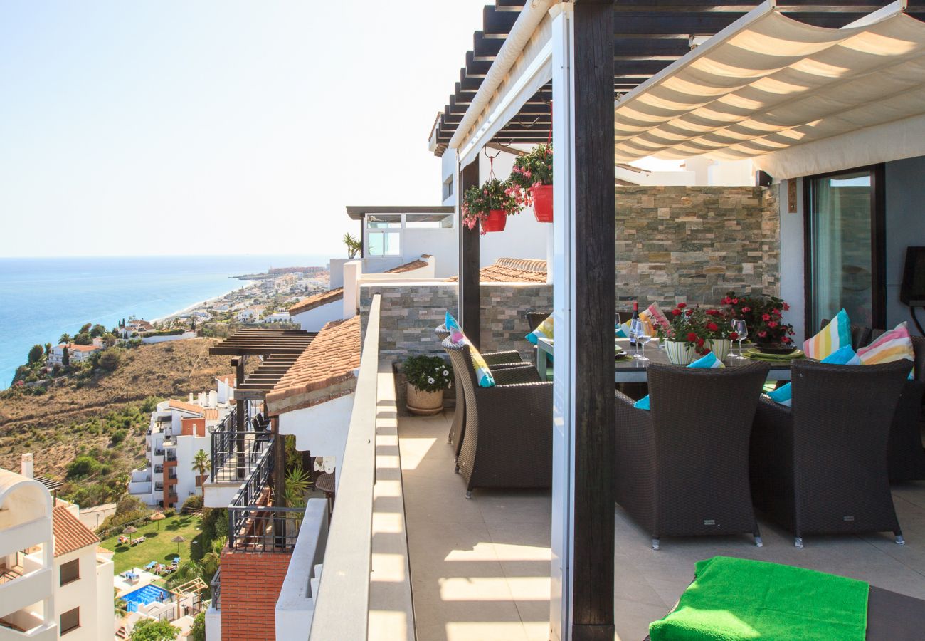 Apartamento en Torrox Costa - Penthouse Calaceite Azul