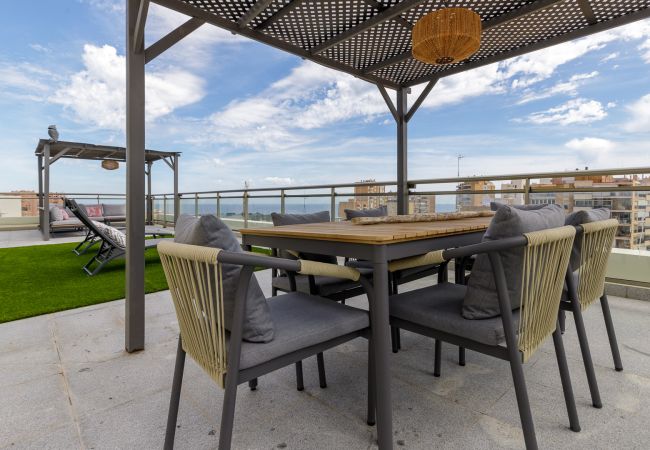 Apartamento en Málaga - Penthouse Malagueta with Sea View Apartamento en Málaga - Penthouse Malagueta with Sea View