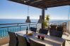 Ferienwohnung in Torrox Costa - Penthouse Calaceite Blanco | Entspannung mit 180°-Meerblick bei Nerja