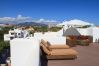 Ferienwohnung in Estepona - Top del Golf Hills Marbella - Large roof top lounge terrace