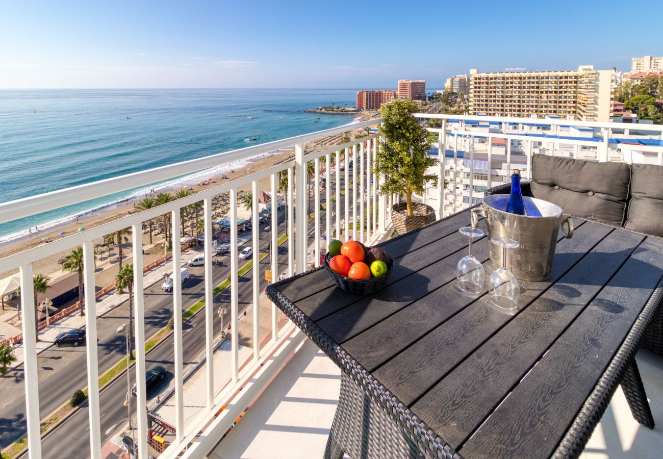 Ferienwohnung in Benalmádena - Maite Beach Penthouse, Benalmadena - Perfect location, Sea View