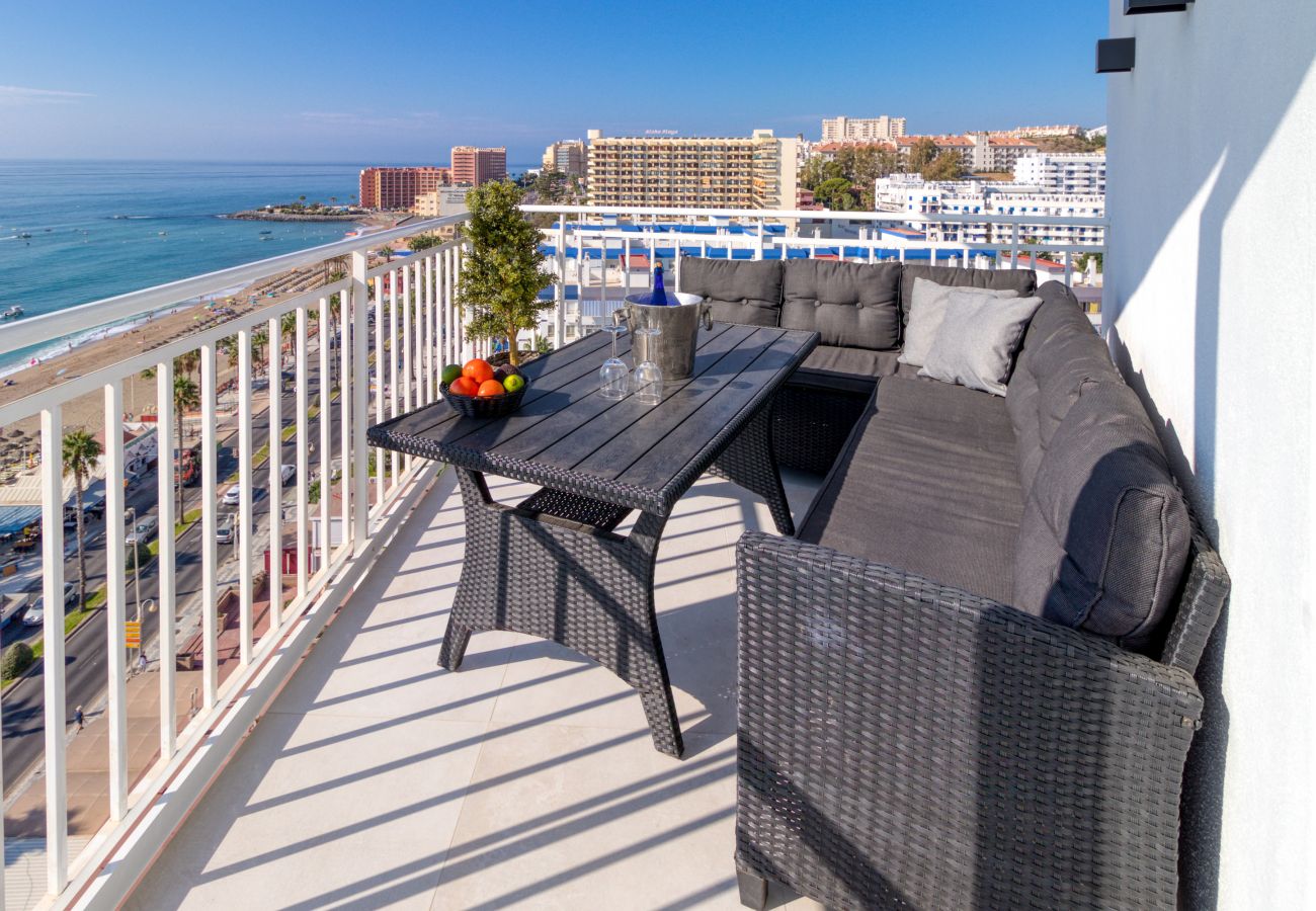 Ferienwohnung in Benalmádena - Maite Beach Penthouse, Benalmadena - Perfect location, Sea View