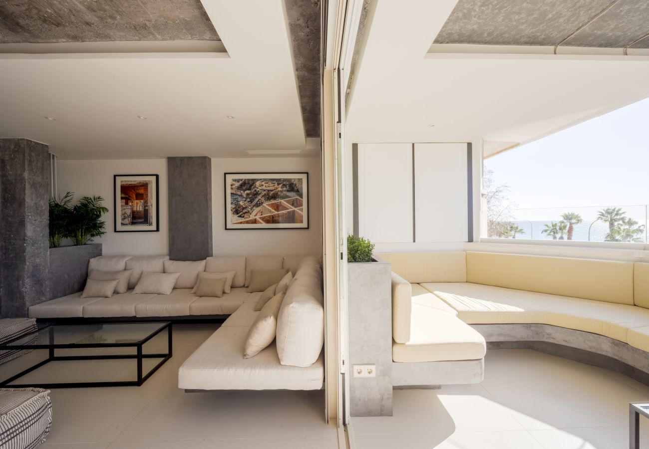 Ferienwohnung in Málaga - Casa Pirulo Meerblick