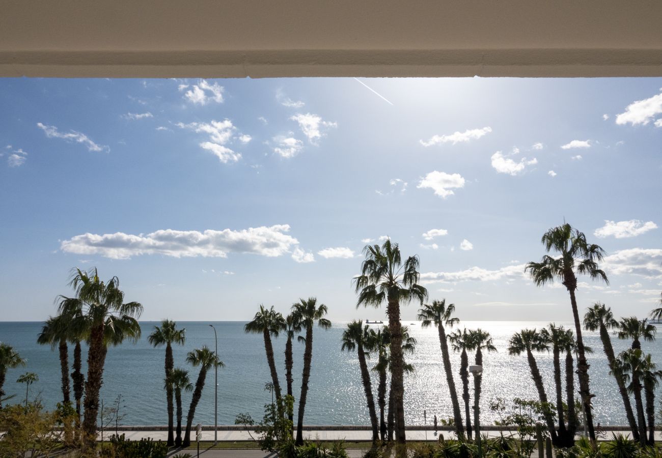Ferienwohnung in Málaga - Casa Pirulo Meerblick