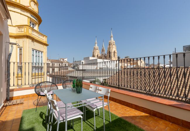 Ferienwohnung in Málaga -  Thyssen Penthouse  with terrace 3A Ferienwohnung in Málaga -  Thyssen Penthouse  with terrace 3A