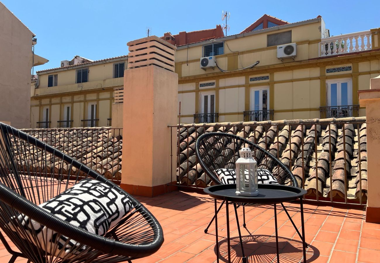 Ferienwohnung in Málaga - Thyssen Duplex Apartment with 2 terraces 3B