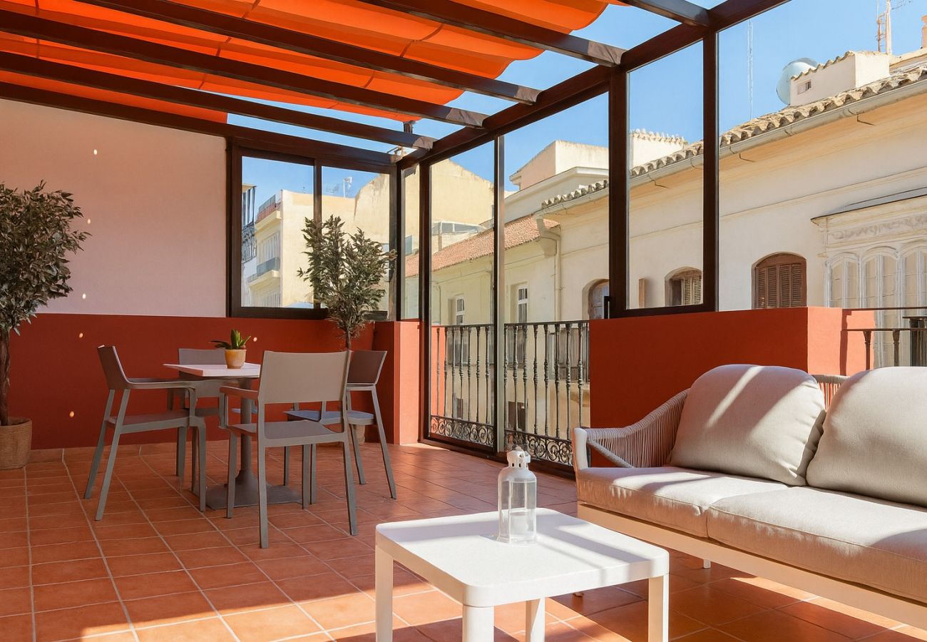 Ferienwohnung in Málaga - Thyssen Terrace Apartment