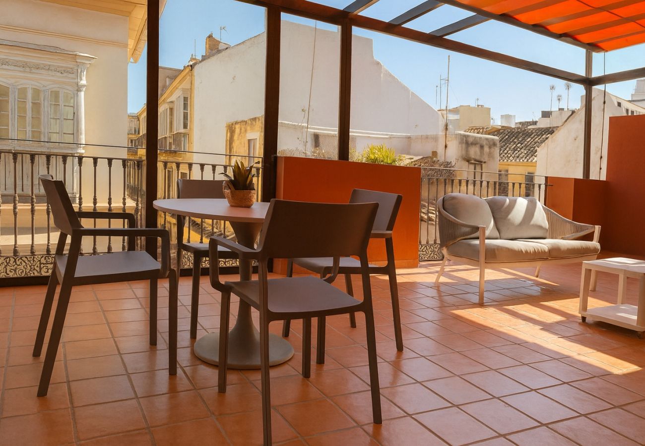 Ferienwohnung in Málaga - Thyssen Terrace Apartment